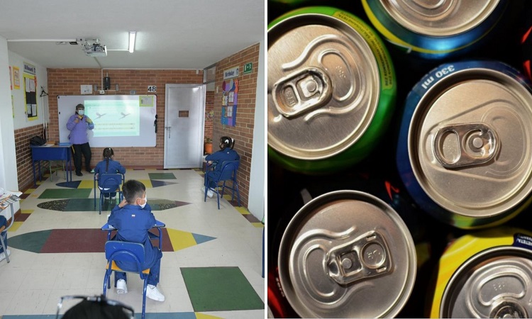 Bogotá busca desincentivar el consumo de bebidas azucaradas en colegios