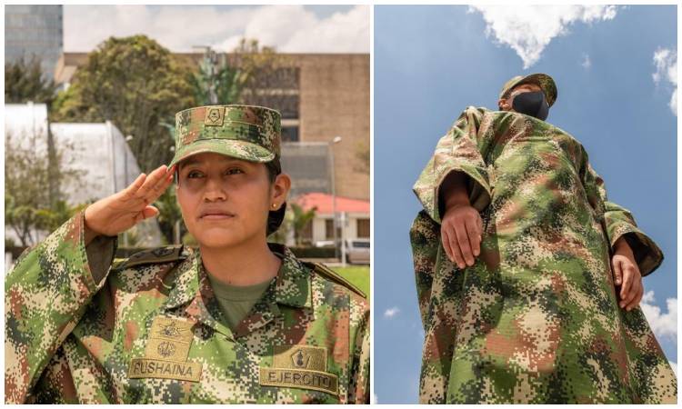 La primera mujer Suboficial del Ejército perteneciente a la comunidad Wayúu