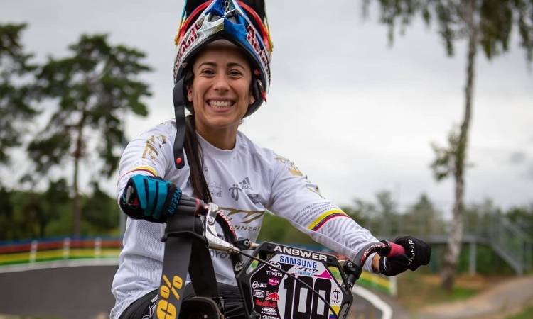 Mariana Pajón estará en la Copa Mundo de BMX que se realizará en Bogotá