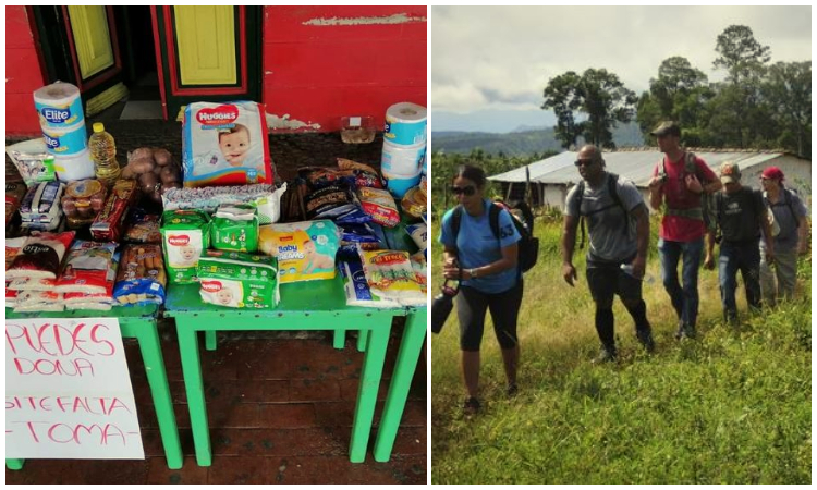 Líderes de comunidades rurales entregan ayudas en diferentes municipios de Colombia