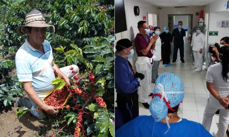 Cafeteros agradecen a profesionales del sector salud enviando 2.000 kilos de café