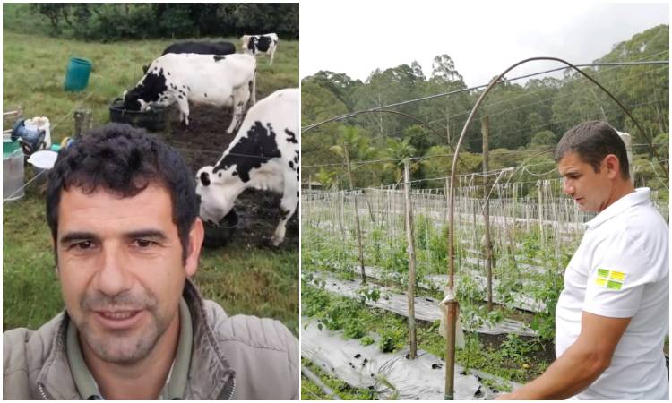 Fabio Ramírez, el colombiano que enseña labores del campo en TikTok y YouTube