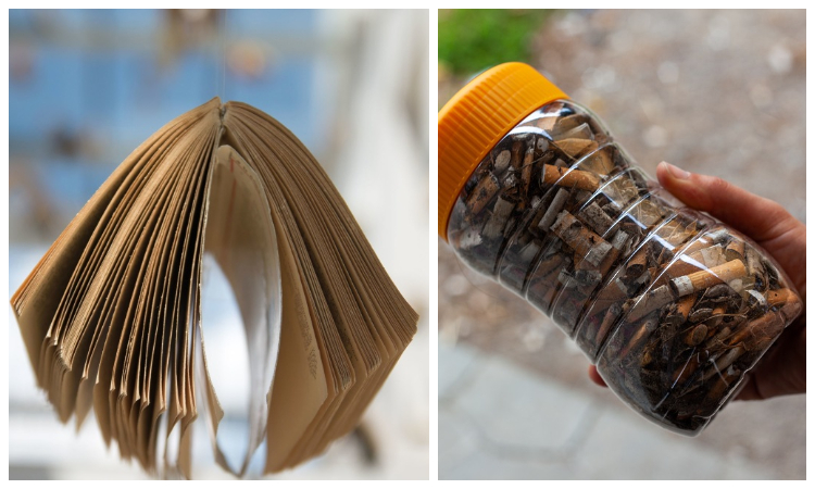 Estudiante logra transformar las colillas de cigarrillo en papel ecológico multiusos