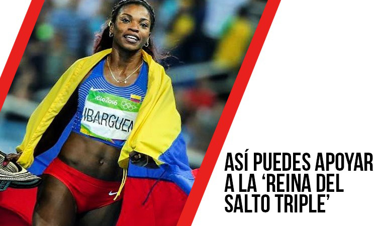 Caterine Ibargüen se encuentra nominada entre las mejores atletas del año #OrgulloColombiano