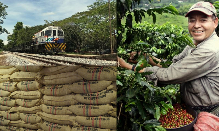 Enviarán hacia Santa Marta el primer cargamento de café por tren ¡766 kilómetros de recorrido!