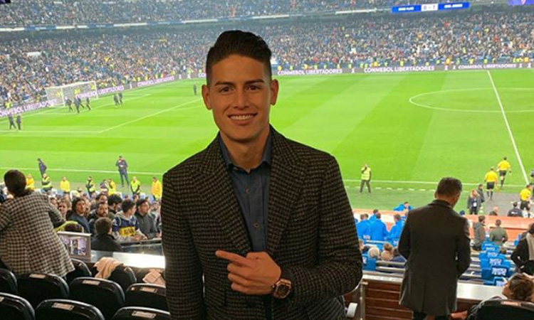 James Rodríguez compartió con uno de sus ídolos de la niñez, ¡humildad pura!