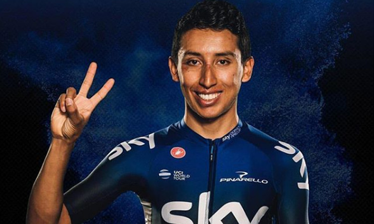 Egan Bernal será el líder del Sky en el Giro de Italia 2019