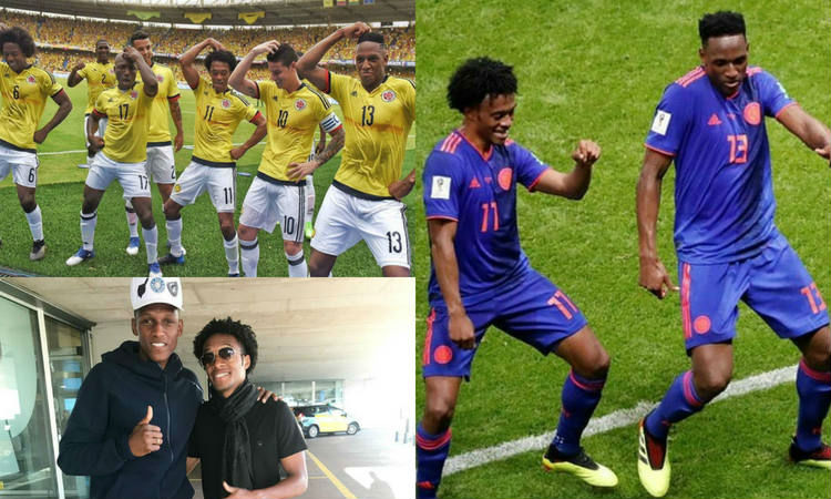 Cuadrado y Mina son mucho más que compañeros de equipo. ¡Una gran amistad!