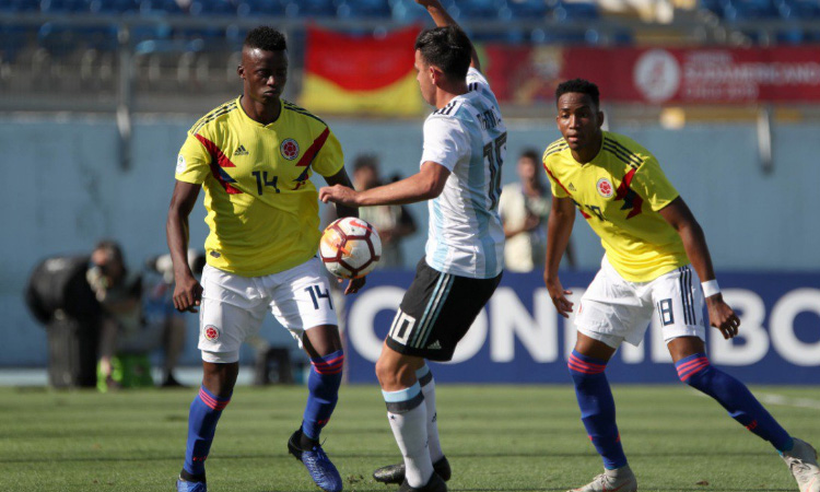 Colombia no superó a Argentina pero sigue con vida en el Suramericano Sub-20