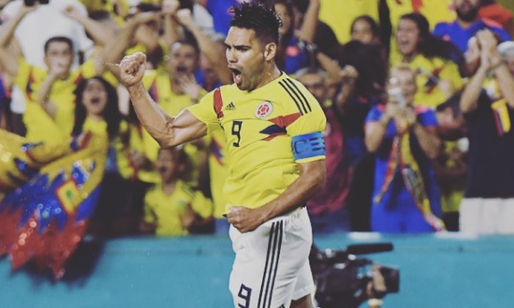 Radamel Falcao García amplía su ventaja como goleador histórico de la Selección Colombia