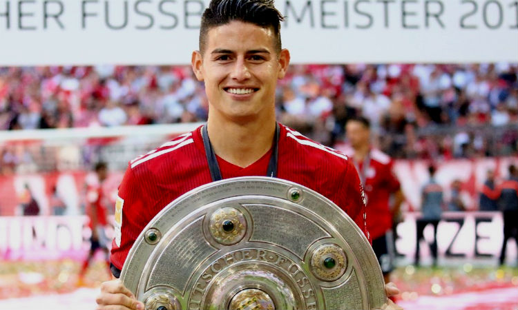 James Rodríguez gana su segunda Liga de Alemania con el Bayern Múnich
