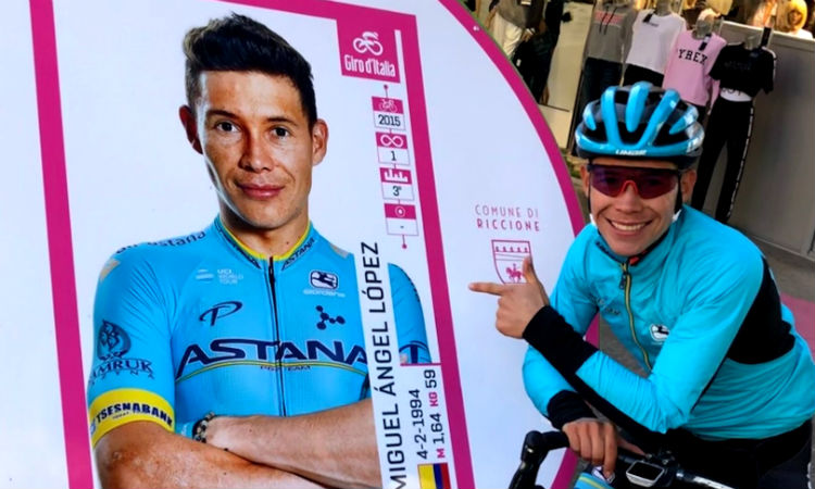 El mejor colombiano en el inicio del Giro de Italia fue Miguel Ángel 'Supermán' López