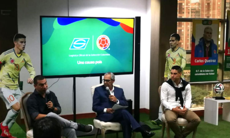 Aristizabal y 'Mao' Molina también hacen parte del apoyo de Servientrega a la Selección Colombia