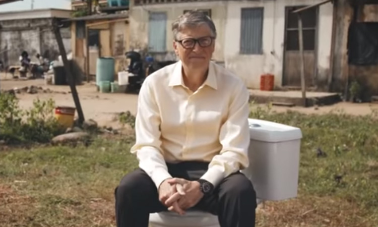 Inodoro que funciona sin agua, el nuevo invento que presentó Bill Gates