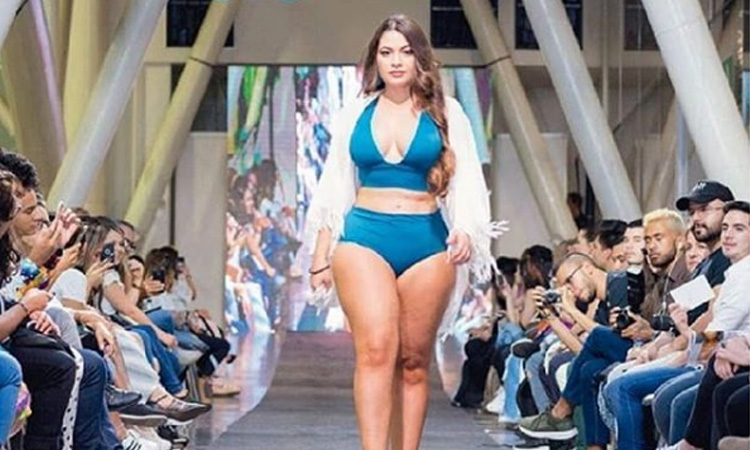 Modelos de tallas grandes hicieron presencia en Colombiamoda 2019
