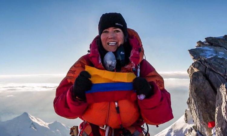 Claudia Camila López Gutiérrez, la primera colombiana en subir el Monte Manaslu ¡Uno de los más altos del mundo!