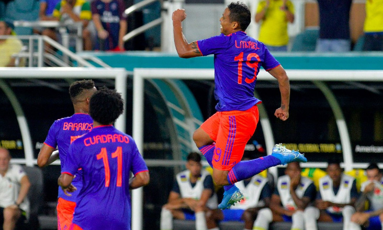 La Selección Colombia tuvo un gran partido y empató contra Brasil en partido preparatorio