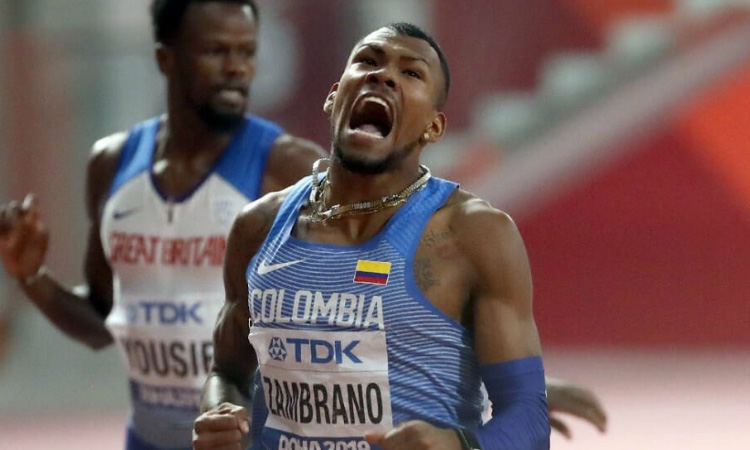 ¡Colombia hace historia! Anthony Zambrano ganó la medalla de plata en el Mundial de Atletismo