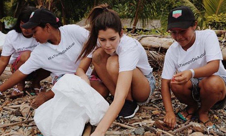 Paulina Vega colabora con niños del Chocó para ayudar a limpiar el océano La Nota Positiva