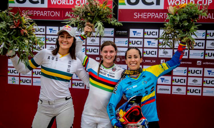 Mariana Pajón le da nuevamente una medalla a Colombia en el Mundial BMX