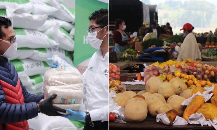 'Boyacá Nos Alimenta': insumos para agricultores y apoyos para vender sus productos