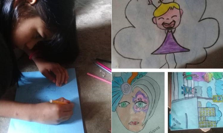 Niña colombiana vende dibujos para comprar casa y computador, ¡apareció un "ángel"!