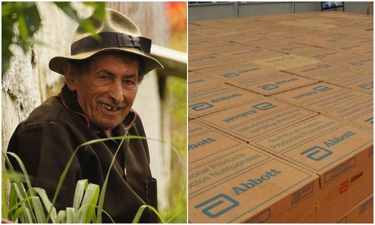 Generosa donación de Abbott para los adultos mayores en Colombia durante la pandemia