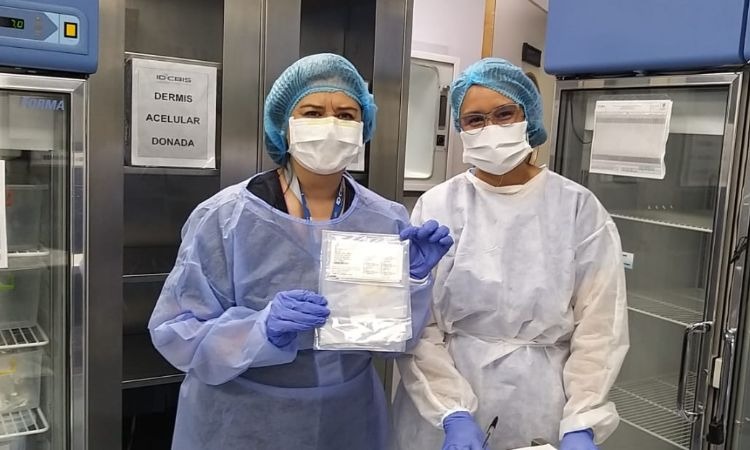 Estados Unidos dona tejidos de piel a Colombia para pacientes quemados en Tasajera