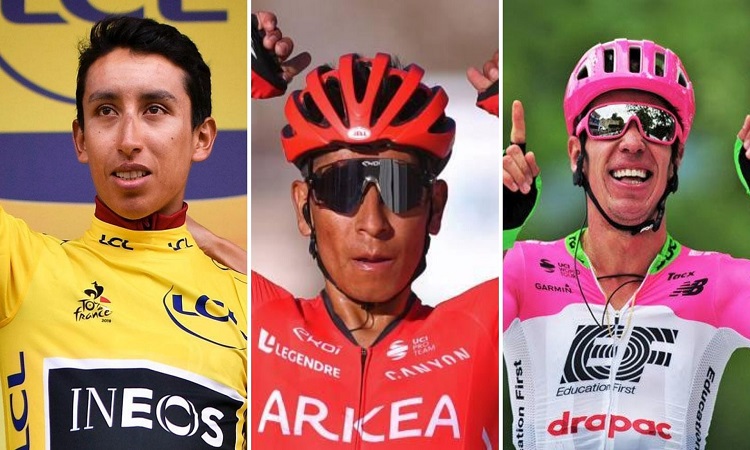 Estos 10 ciclistas colombianos serán protagonistas en el Tour de 2020 - La Nota Positiva