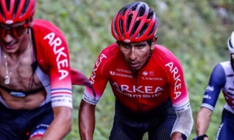 El alma luchadora de Nairo Quintana para terminar el Tour a pesar de caídas y golpes