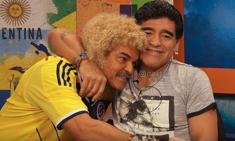 El día que Diego Armando Maradona celebró eufóricamente un gol de Colombia