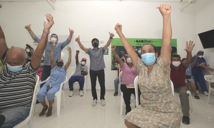 Optimismo en Barranquilla por proceso de vacunación: incluso batieron récord