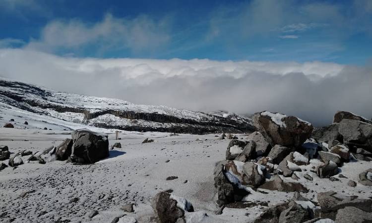 El Parque Natural Los Nevados quedó vestido de blanco luego de dos nevadas