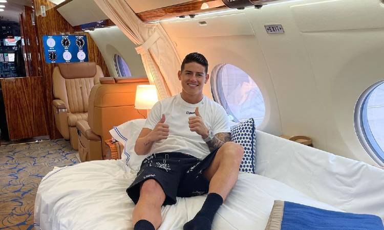 Así serían los viajes de James Rodríguez en su jet privado, que vale una fortuna