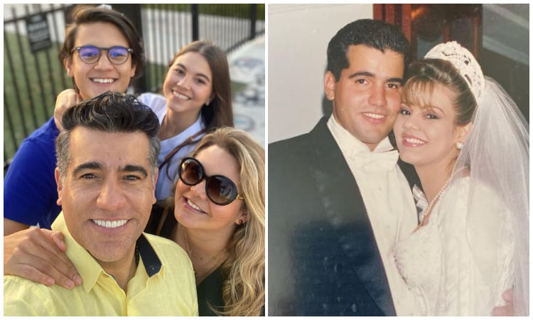 Carlos Calero volvió a pedirle matrimonio a su esposa después de 25 añosCarlos Calero volvió a pedirle matrimonio a su esposa después de 25 años