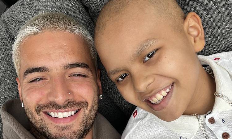 Maluma y su “maestro de vida”, un niño que lucha contra el cáncer