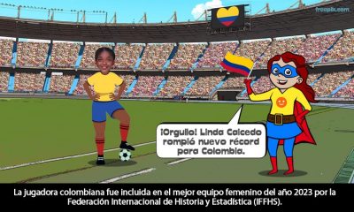 Linda Caicedo, la joya suramericana, conquista el Once Ideal Mundial del 2023 según la IFFHS
