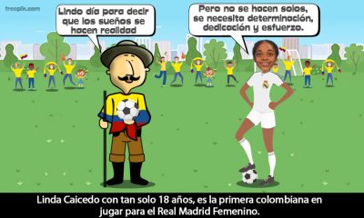 Linda Caicedo, la primera colombiana en jugar en el Real Madrid Femenino