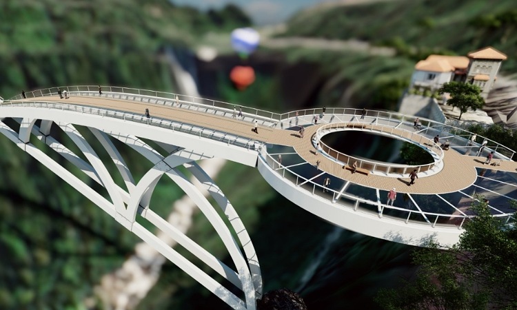 El Salto del Tequendama tendrá el puente de vidrio más grande de Colombia -  La Nota Positiva