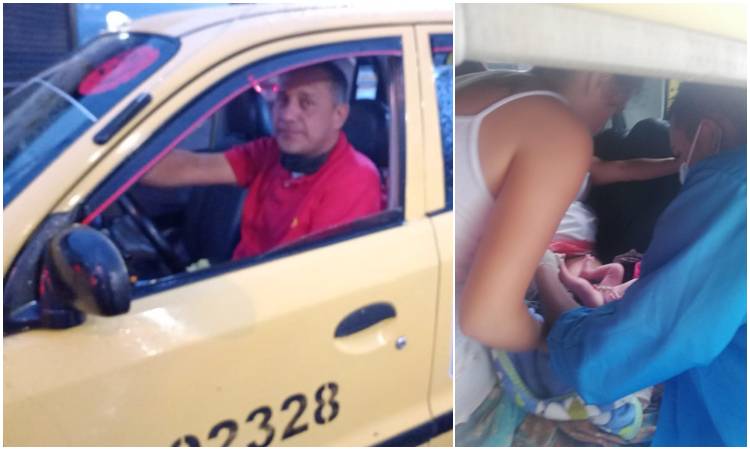 Taxista de Ibagué ayudó a dar a luz a una mujer que iba como pasajera