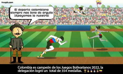 ¡Aplausos! Colombia logró 354 medallas en los Juegos Bolivarianos