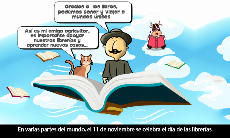 El 11 de noviembre, celebramos el Día de las Librerías