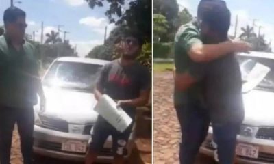 Papá rifó su carro para pagar operación a su hija y el ganador se lo devolvió