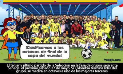 La Selección Colombia Sub-20 está en octavos del Mundial