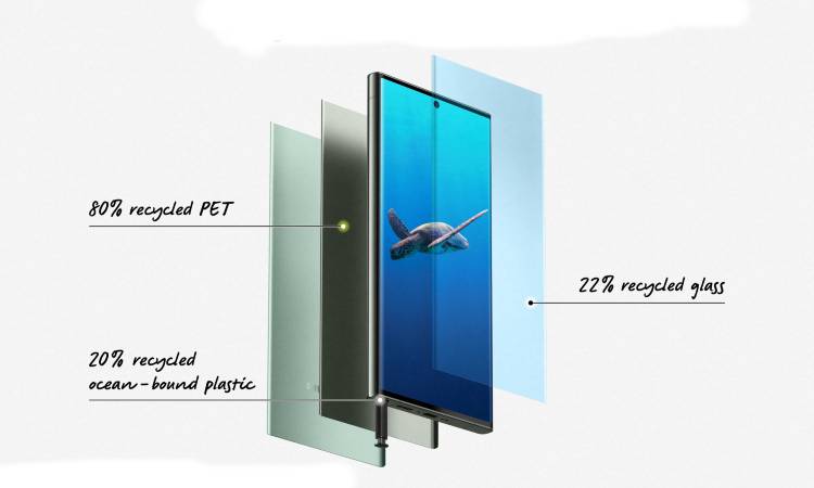 Este es el nuevo celular de Samsung, elaborado con materiales reciclados