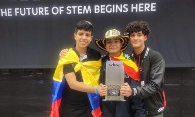 Jóvenes de Barranquilla ganaron Mundial de Robótica en Estados Unidos