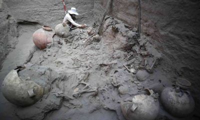Para la historia! Hallan restos de jerarca de la cultura preinca en Perú