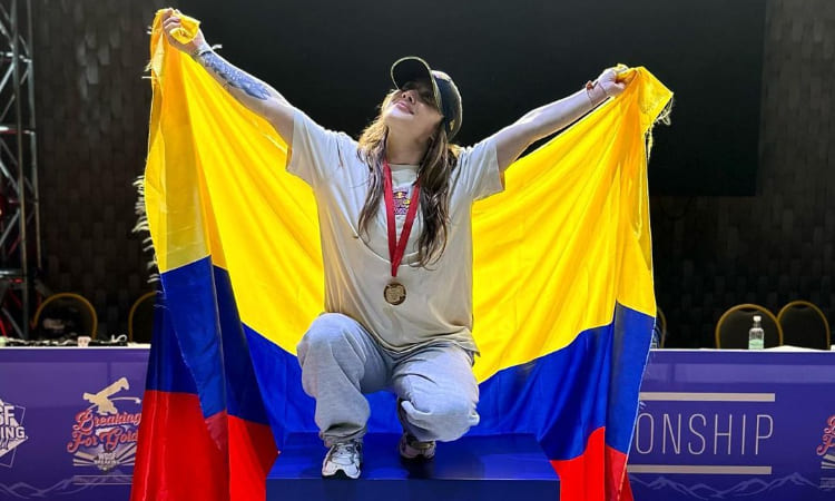 Ella es la colombiana campeona del Panamericano de Breaking Dance