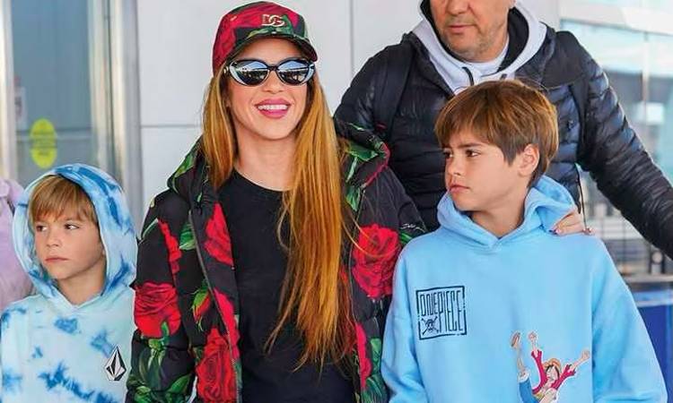 Shakira estuvo en Barranquilla con sus hijos y familia: visitó a su papá