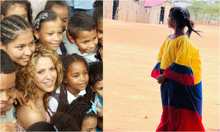 Shakira ayudará a más de 1.000 niños Wayuú con su educación